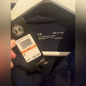 Under Armor golf polo, navy blue